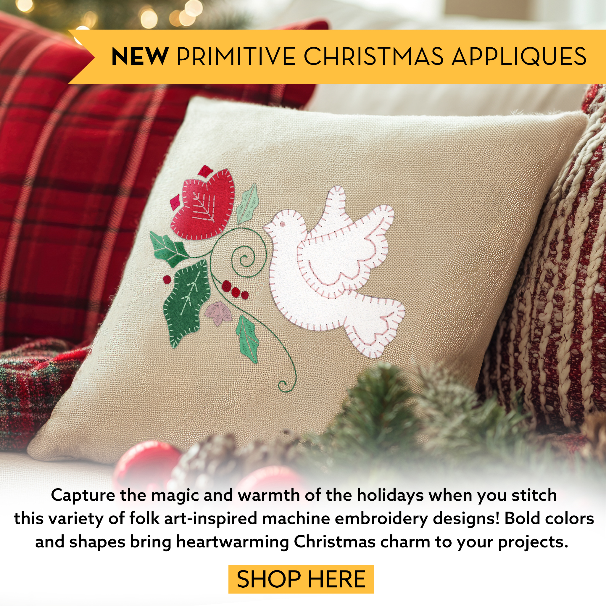 Primitive Christmas Appliques