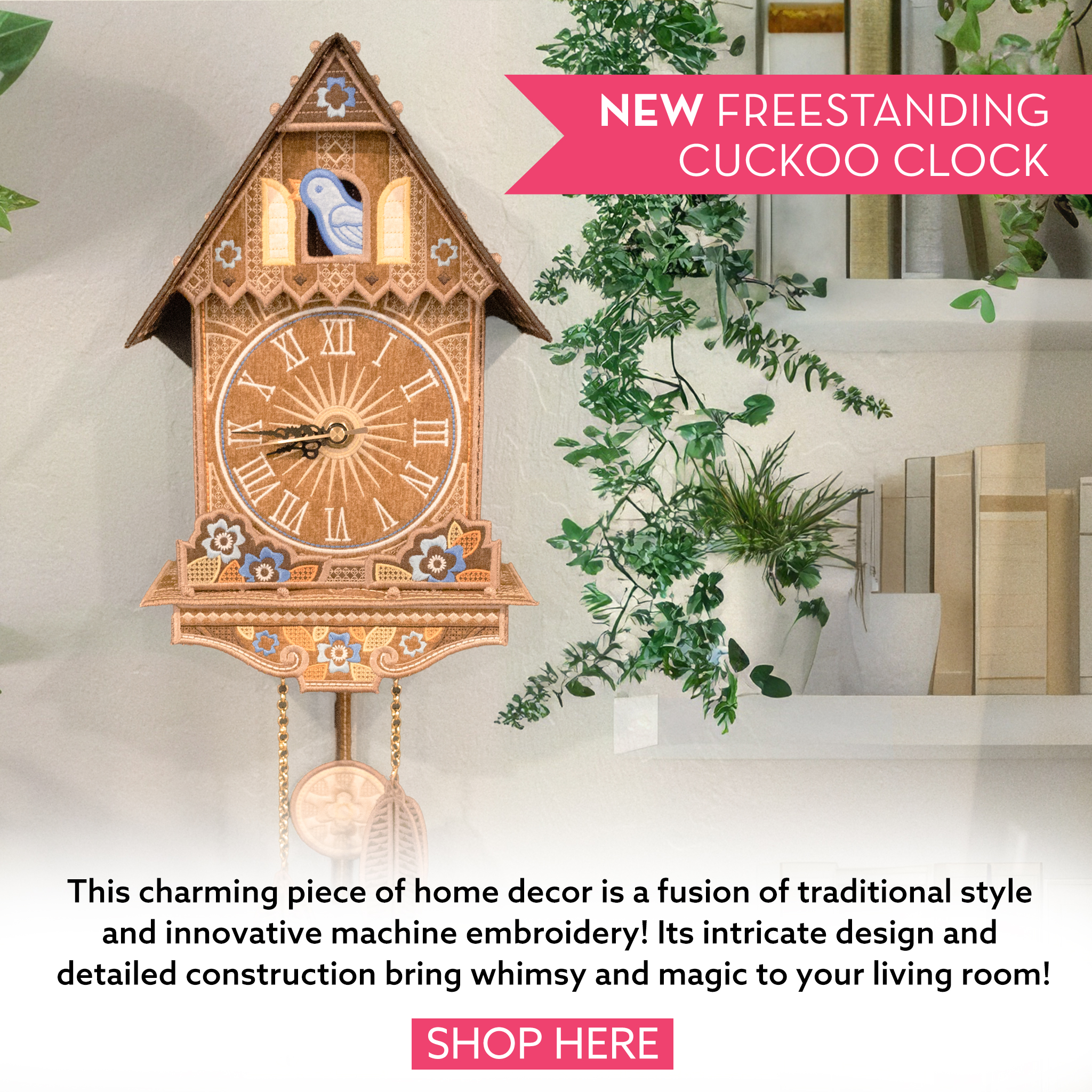 Freestanding Cuckoo Clock