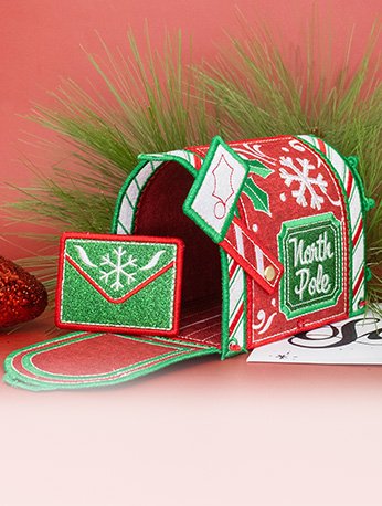 Freestanding Christmas Mailbox