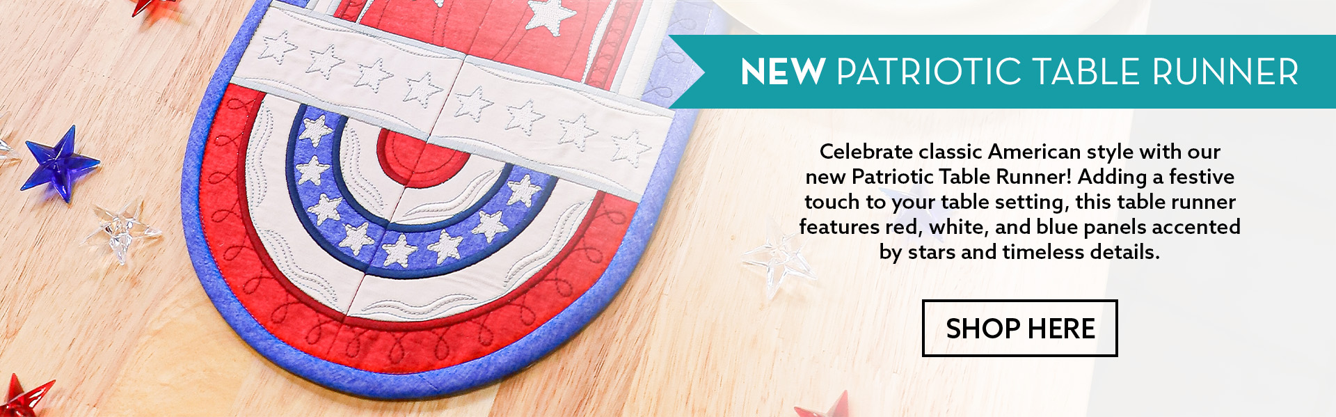 Patriotic Table Runner