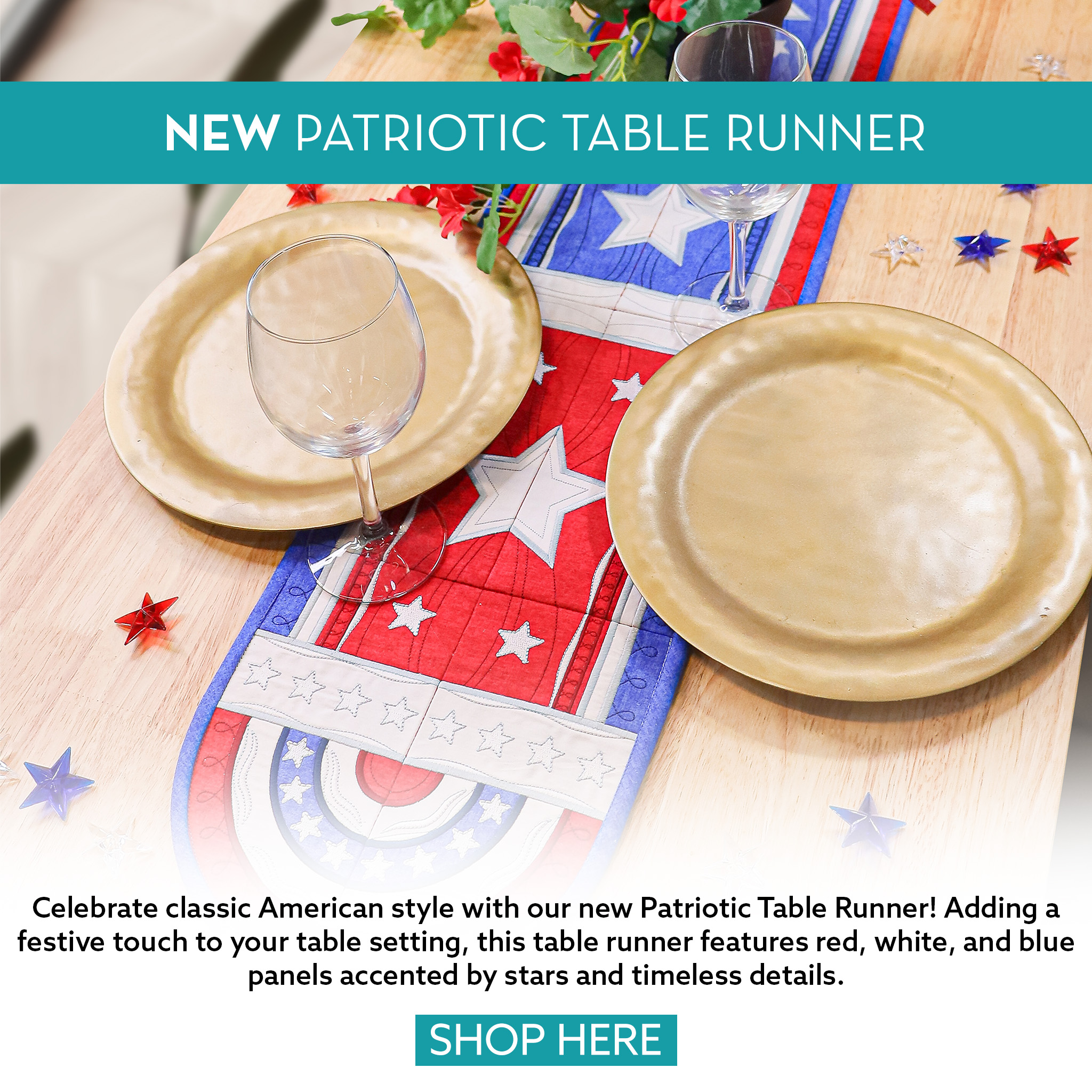 Patriotic Table Runner
