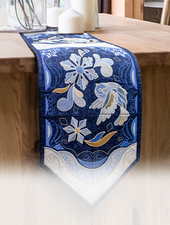 Winter Table runner