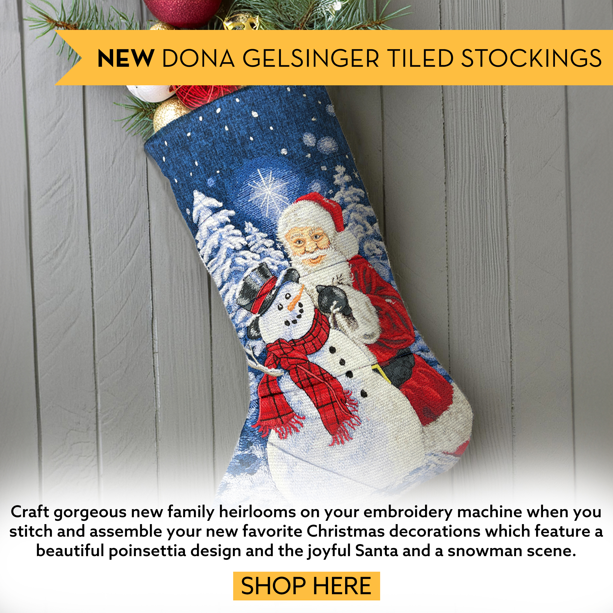 Dona Gelsinger Tiled Stockings