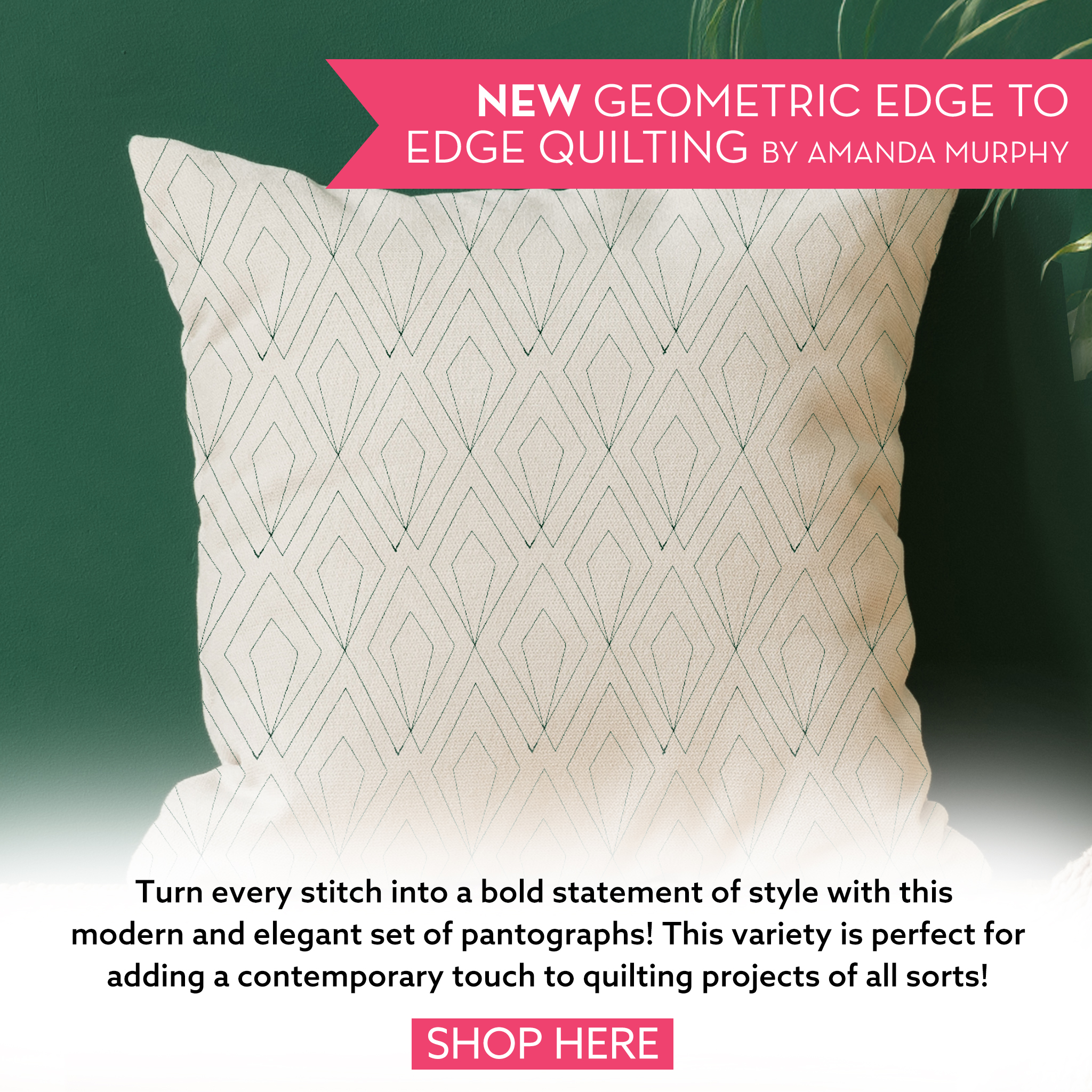 Geometric Edge to Edge Quilting