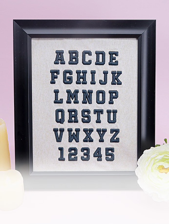 Block Puff Foam Alphabet