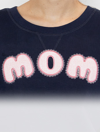 Lace edge alphabet