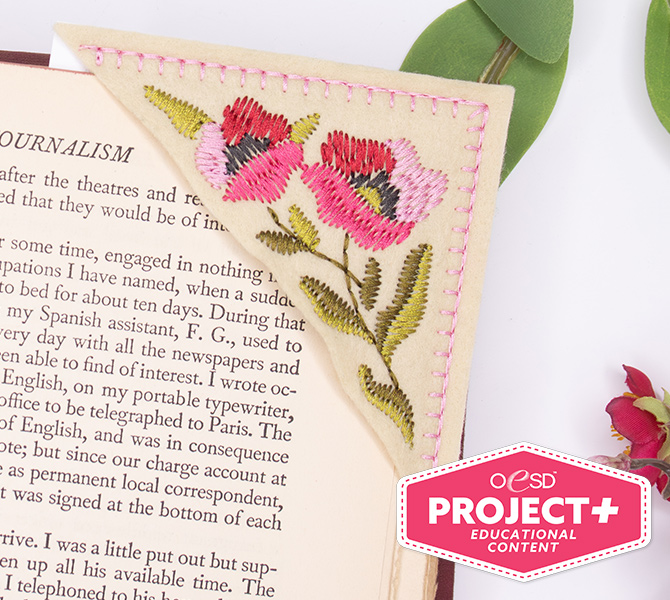 Floral Corner Bookmarks