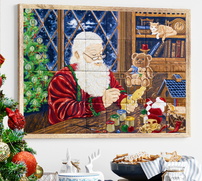10th Anniversary Santa's Workshop by Dona Gelsinger