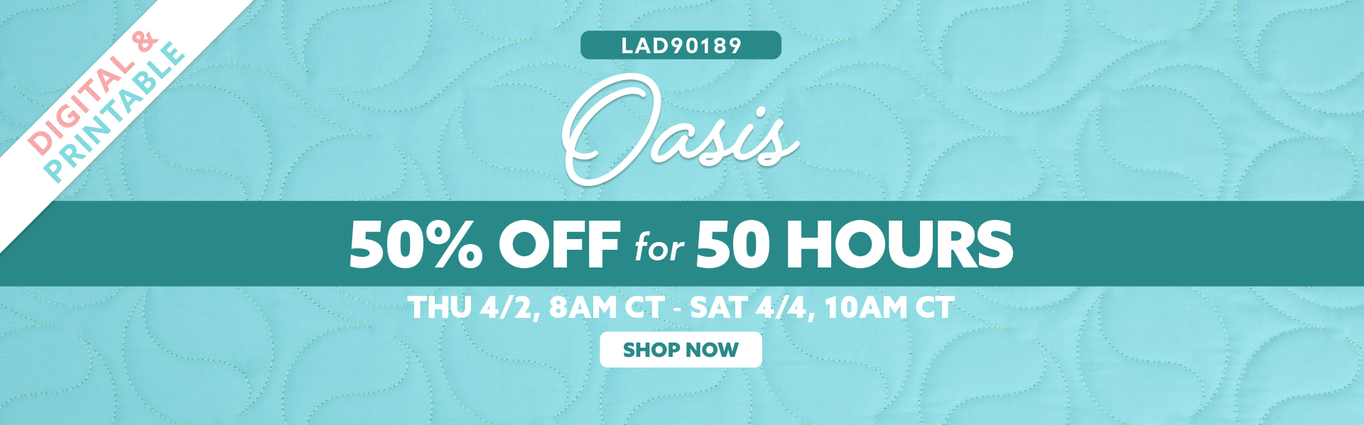 Oasis 50 50 Promotion