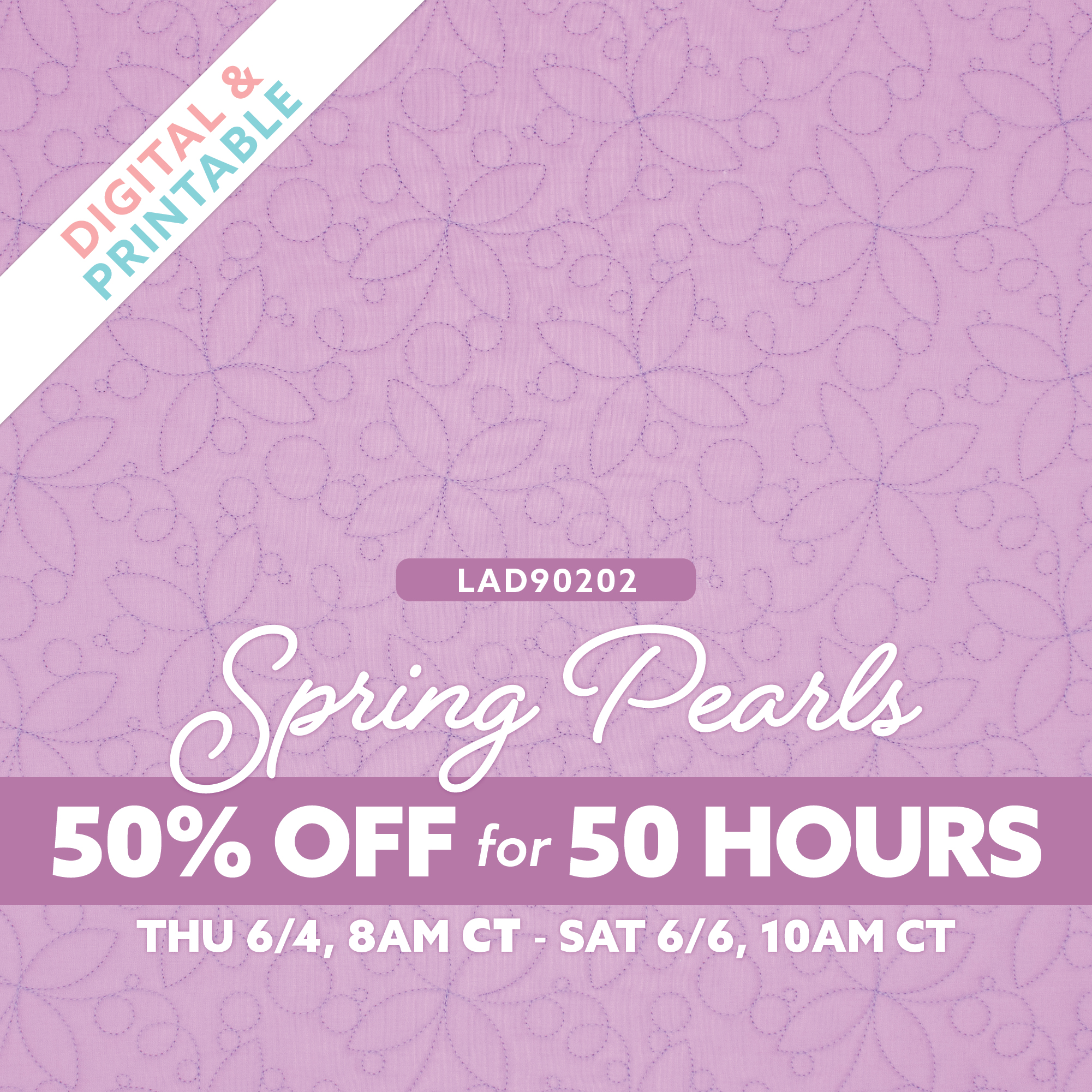 Spring Pearls 50-50