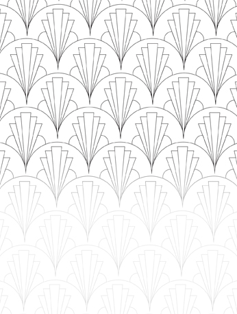 Art deco clamshell 6