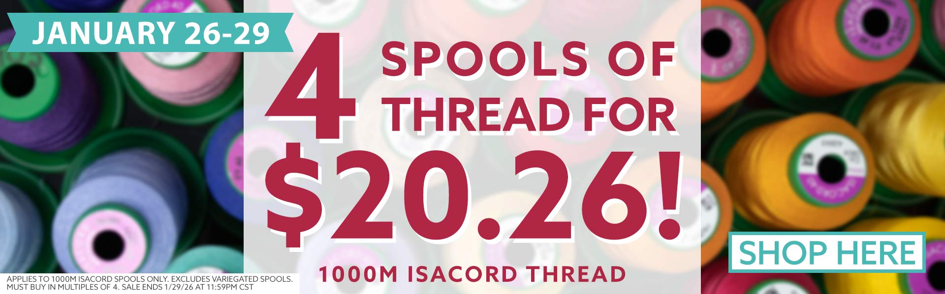 Isacord 4 for $20.26