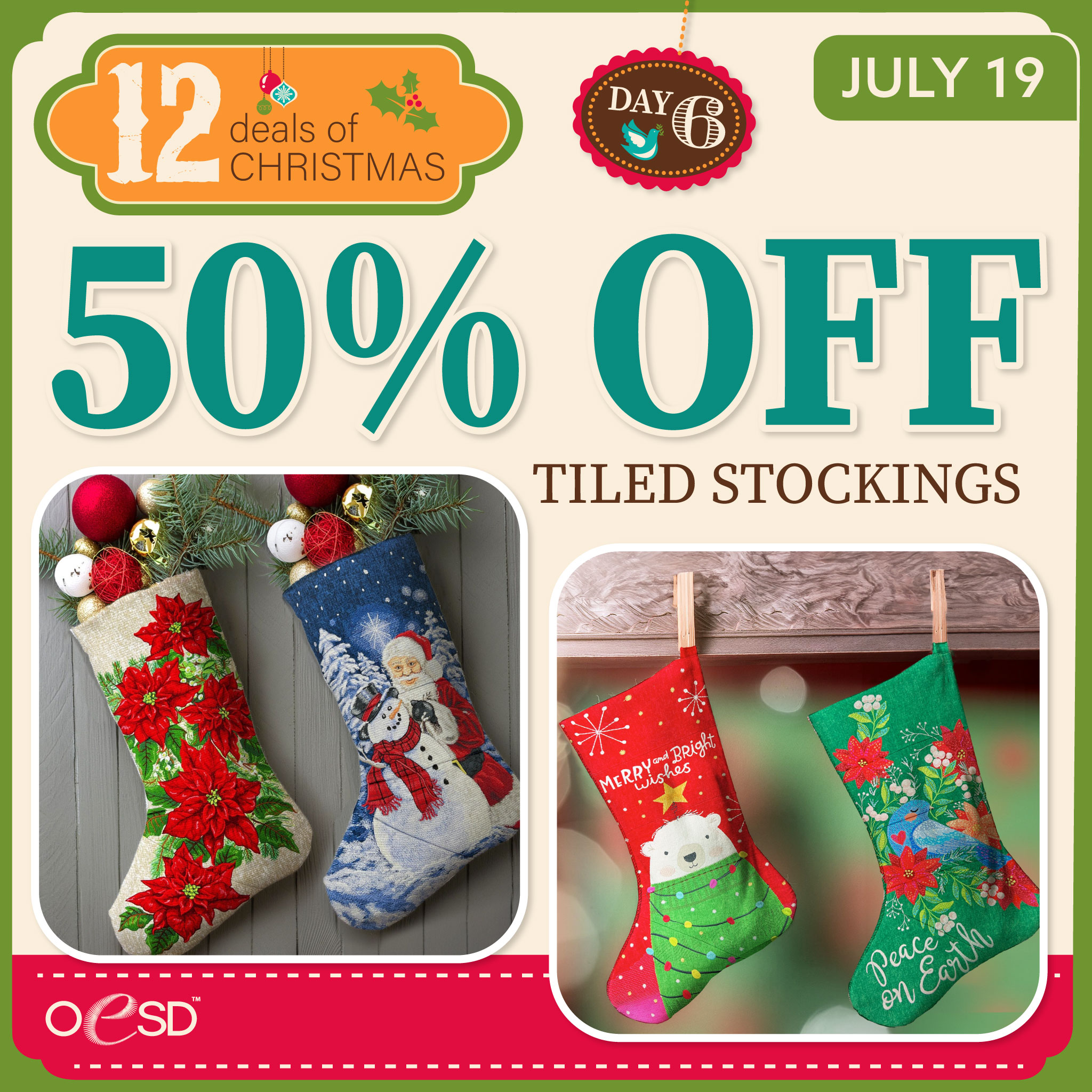 Tiled Stockings