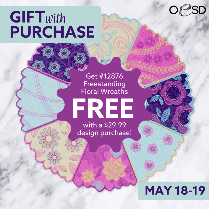 Freestanding Floral Wreaths Gift With Purchase