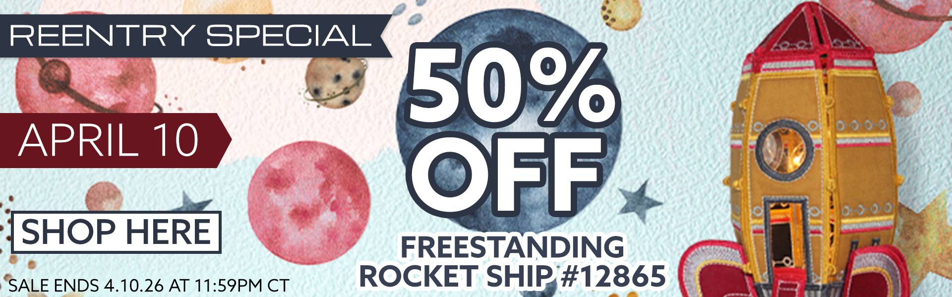 Freestanding Rocket Ship