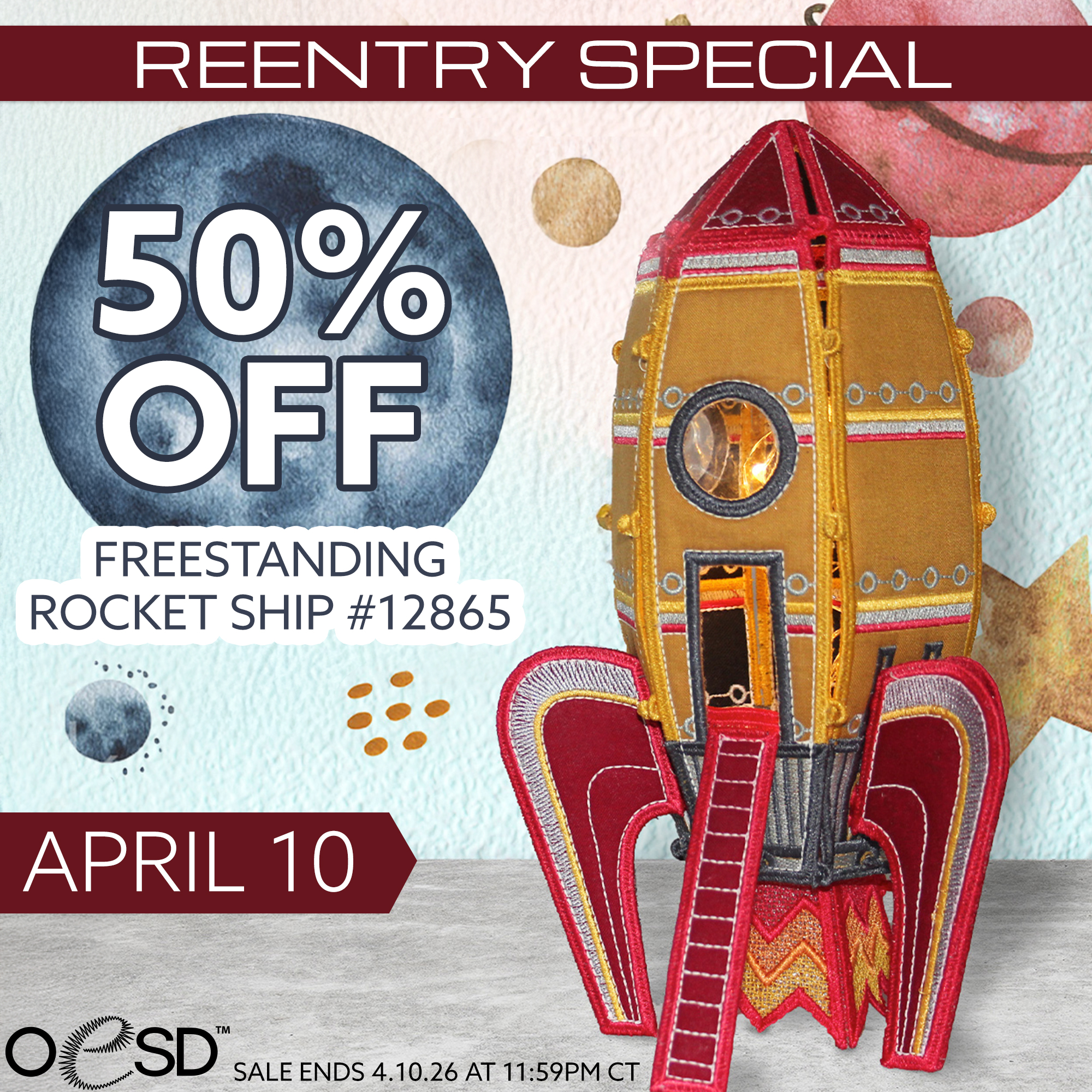 Freestanding Rocket Ship