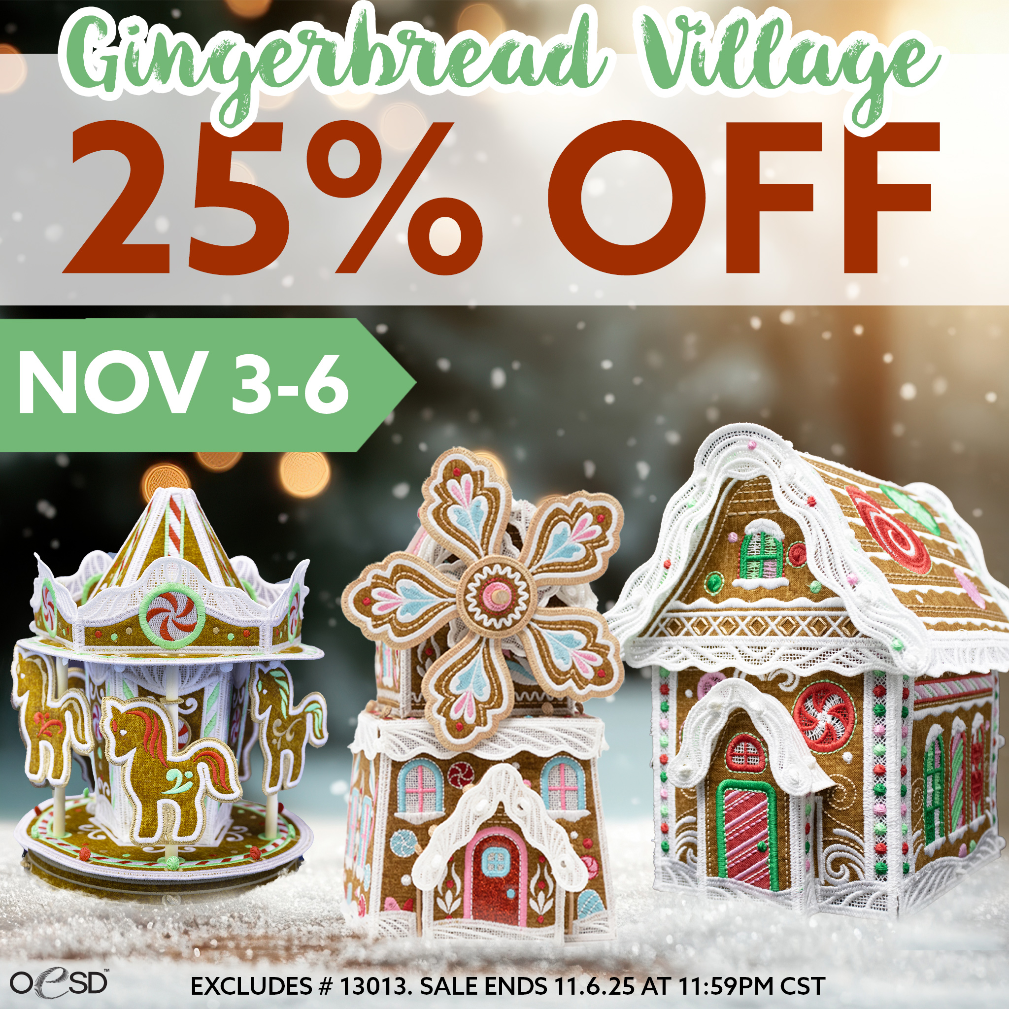 Gingerbread Village Sale