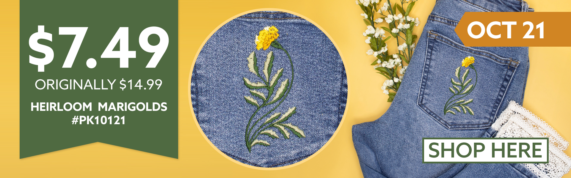 Heirloom Marigolds