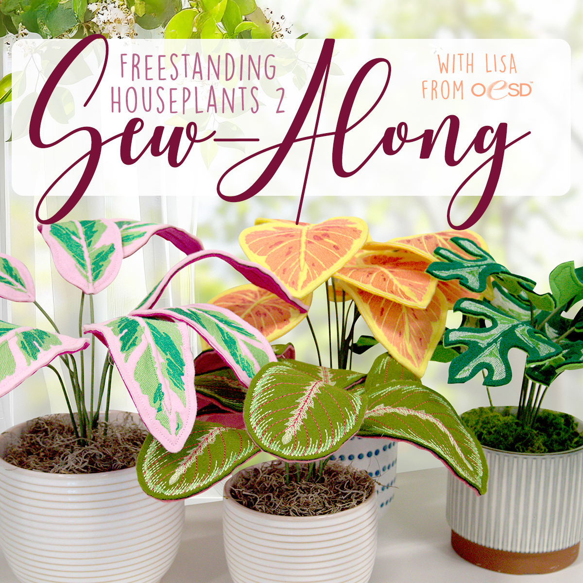 Freestanding Houseplants Sew Along