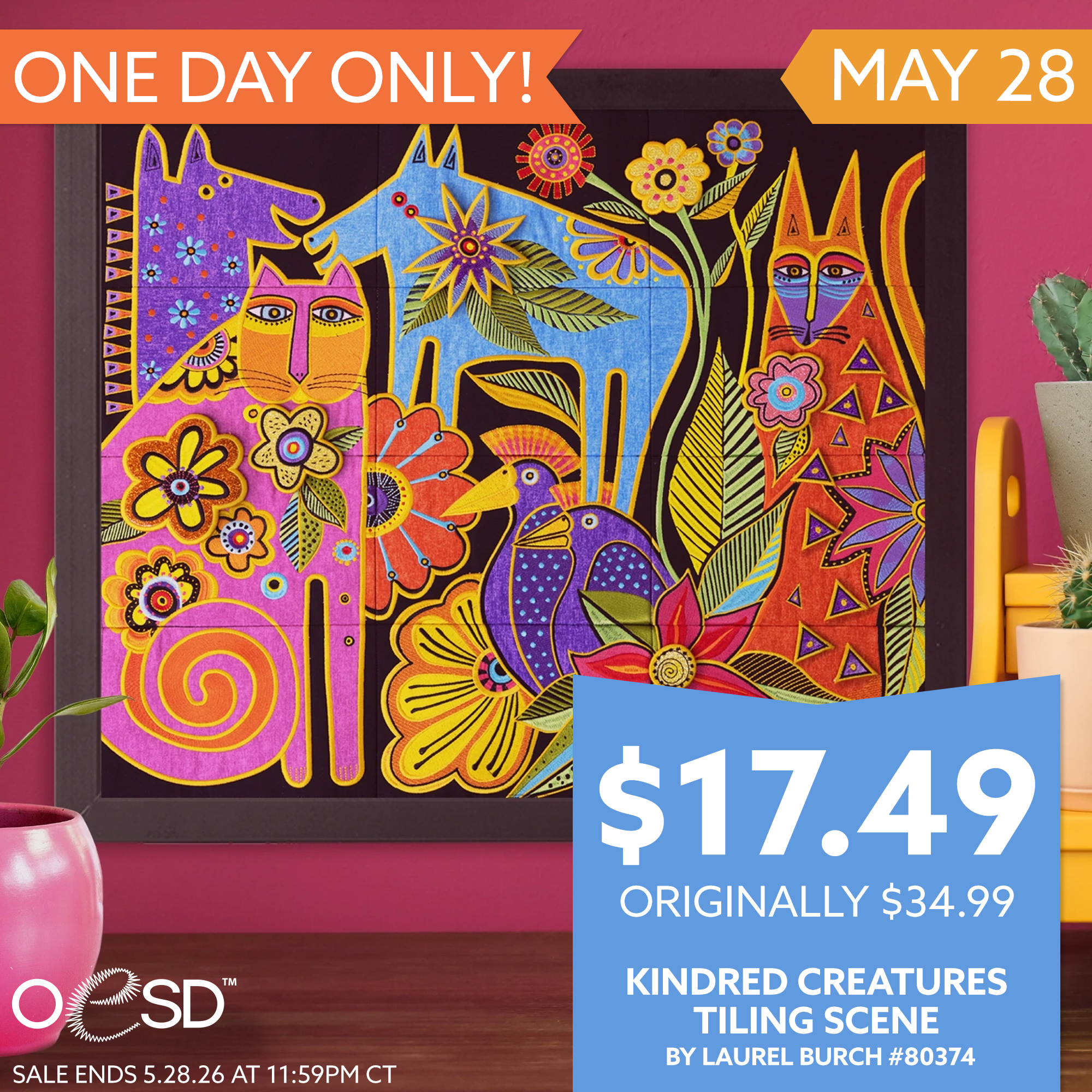 Kindred Creatures Tiling Scene Sale