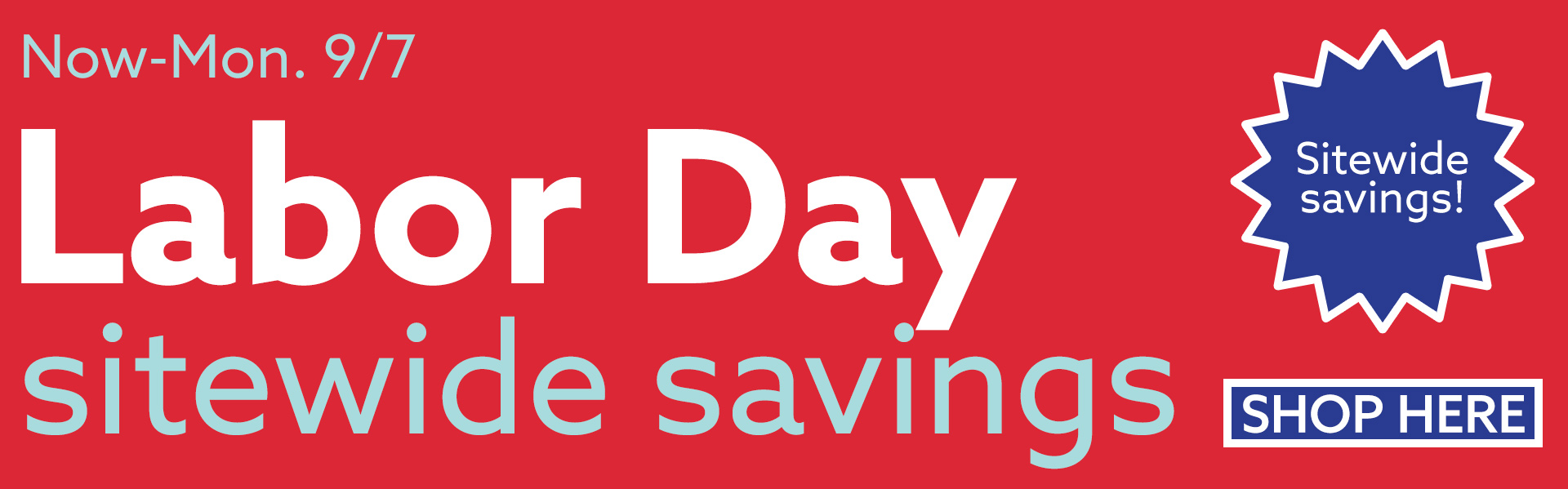 Labor Day Sale