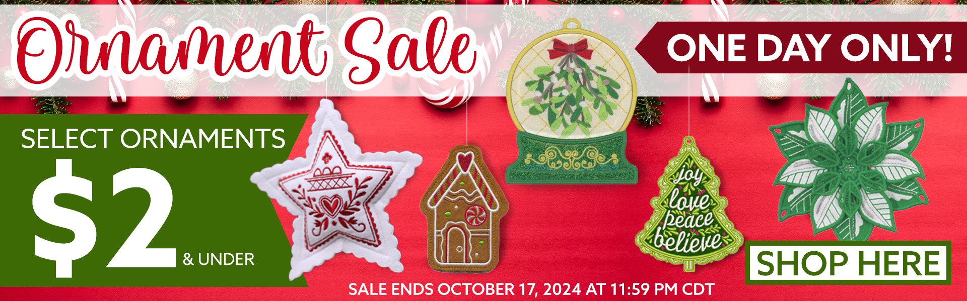 Ornament Sale