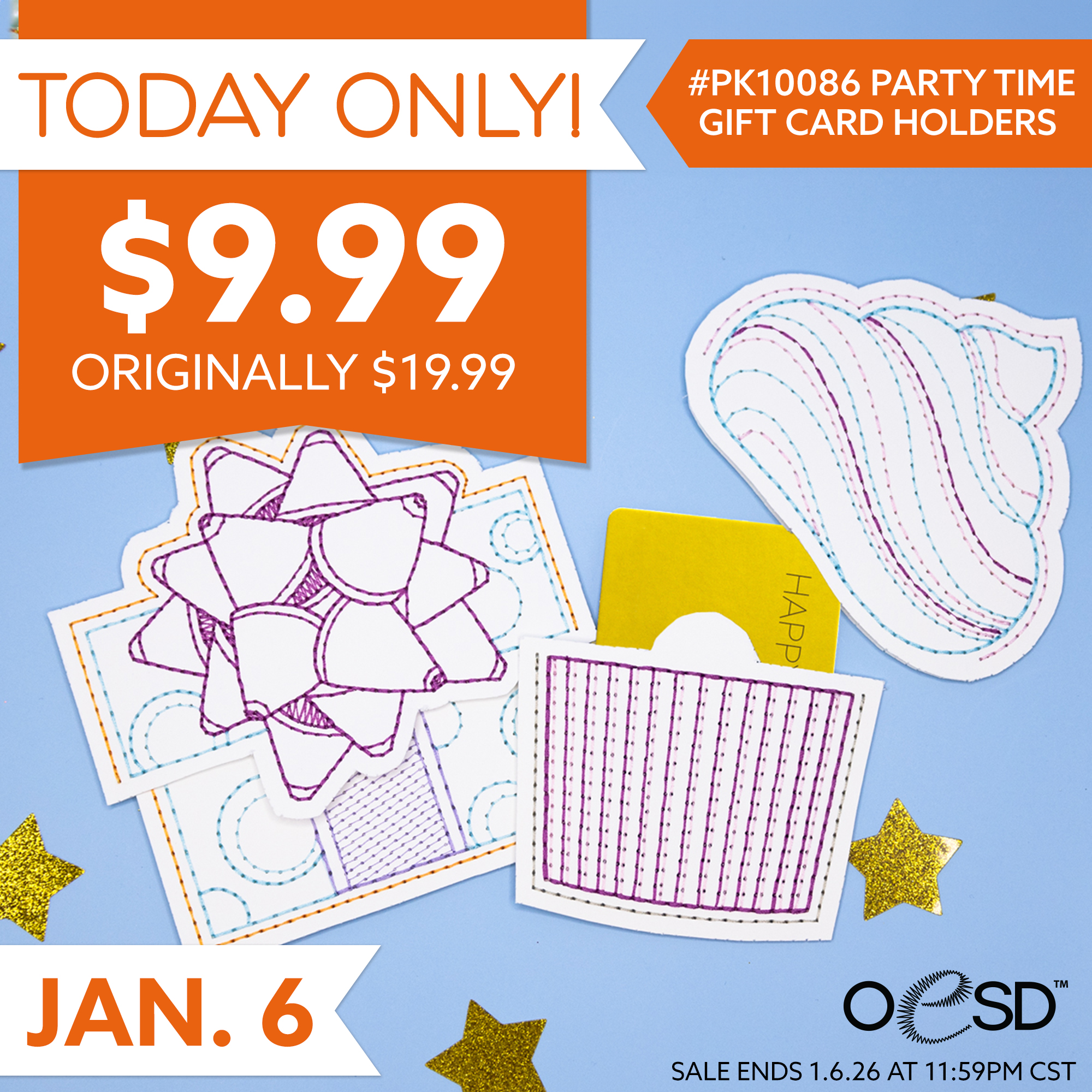 Party Time Gift Card Holders