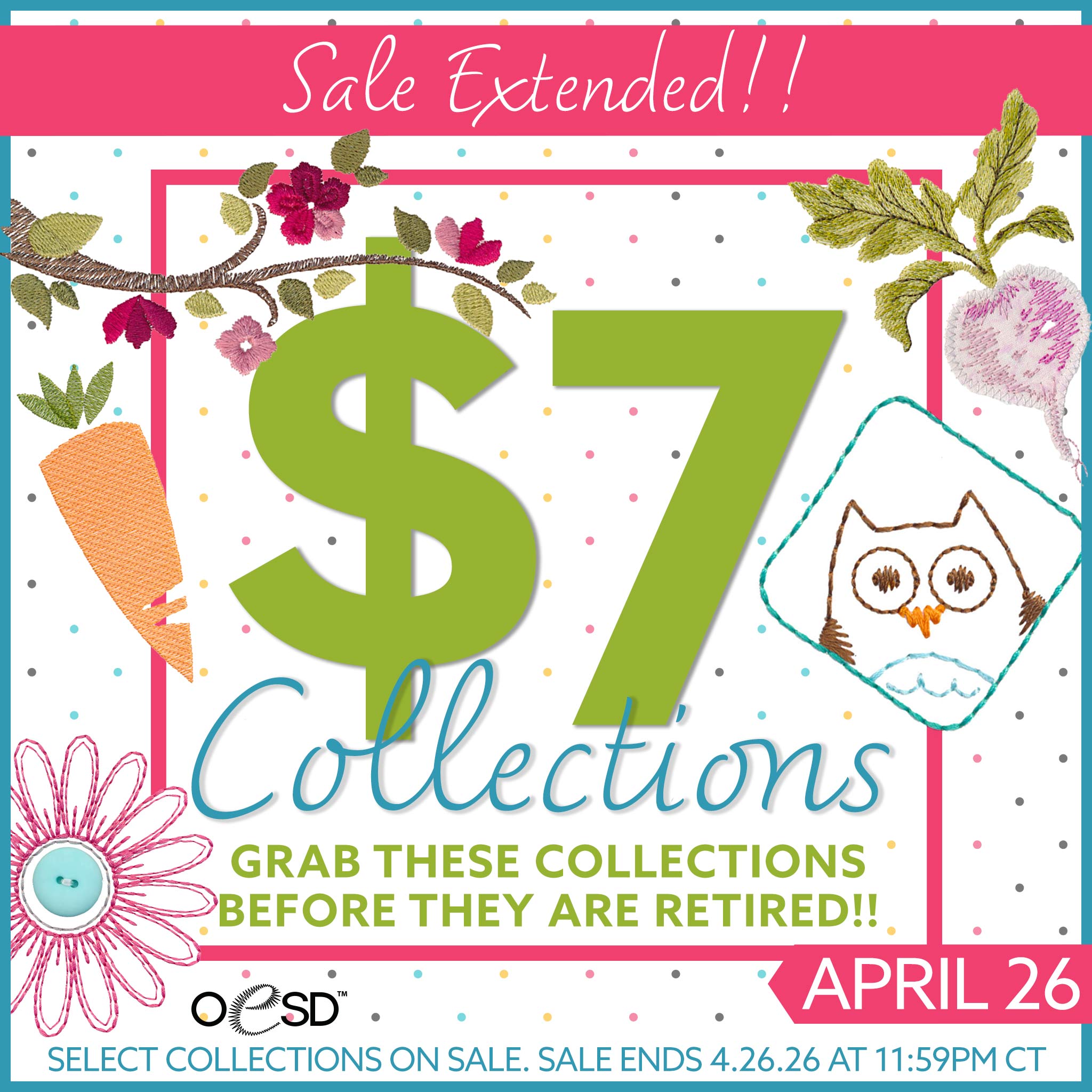 Retiring Collections Sale