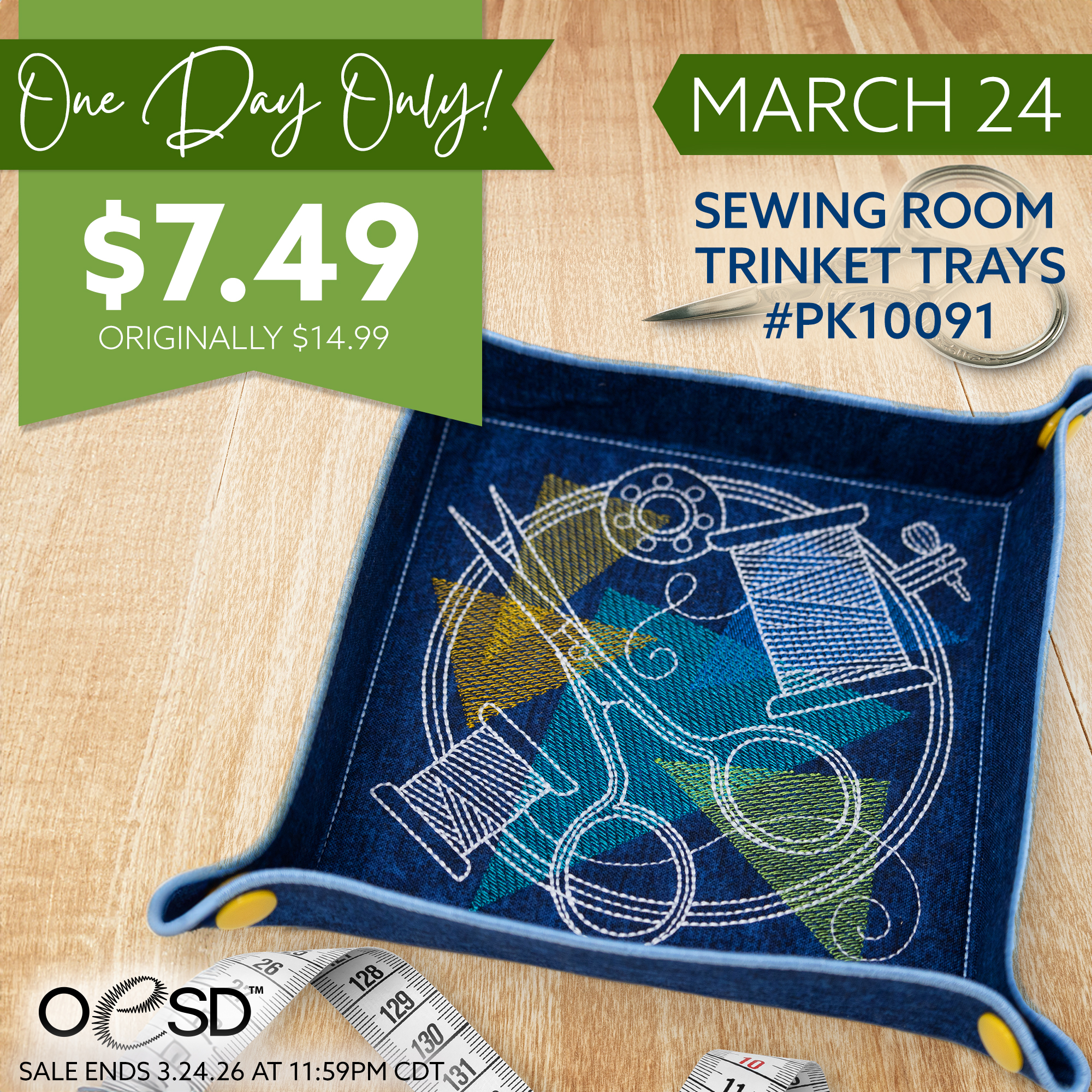 Sewing Room Trinket Trays