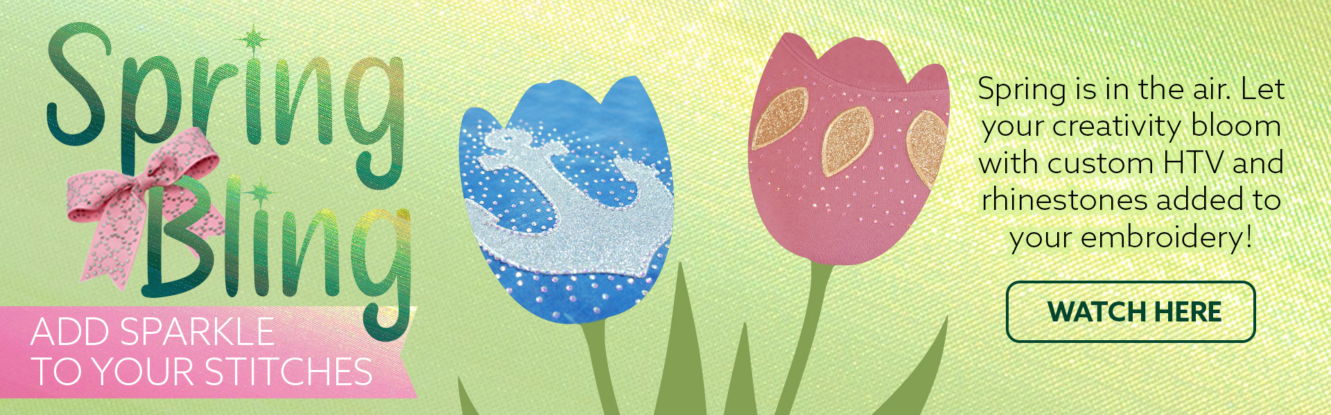 Spring Bling Virtual Embroidery Event