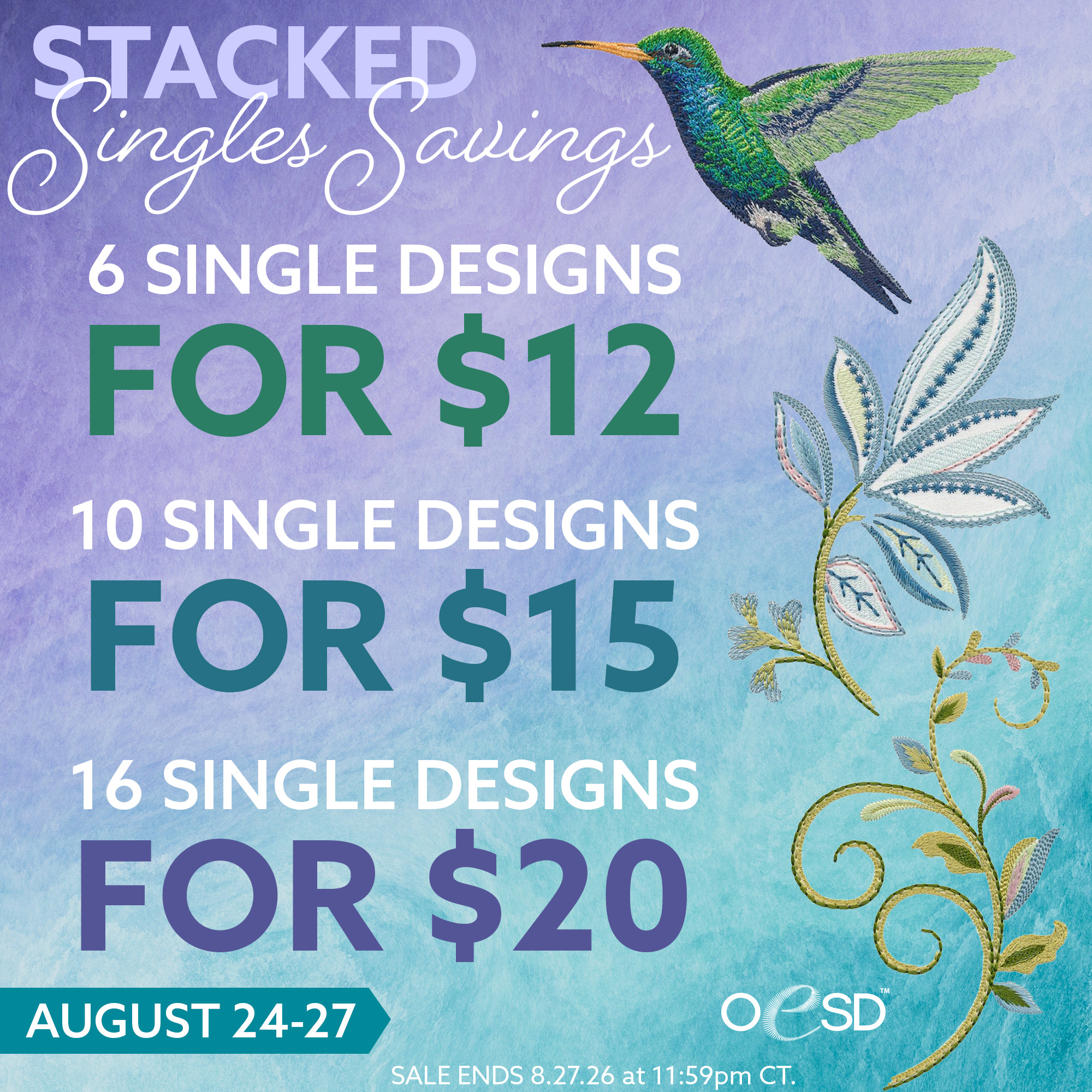 Stacked Singles Sale